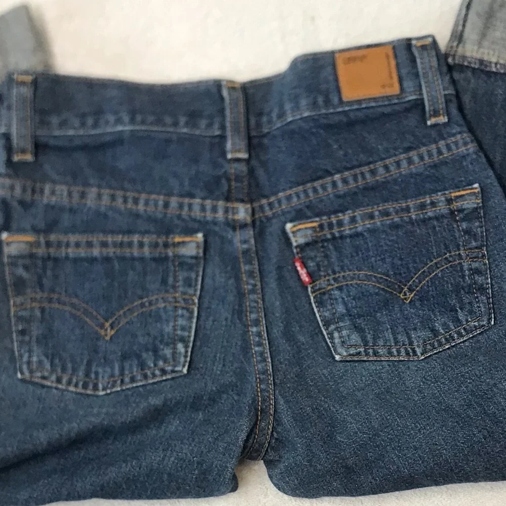 Levi’s kids size 8 Cuffed Blue Jeans